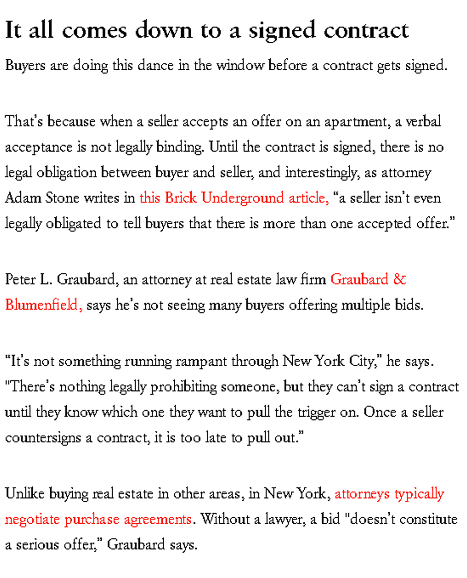 How Apartment Buyers Are Playing The Field With Multiple Bids part 6