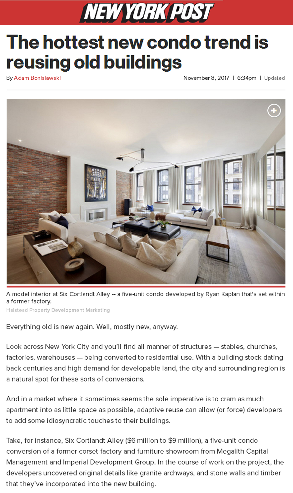 The Hottest New Condo Trend Is Reusing Old Buildings part 1